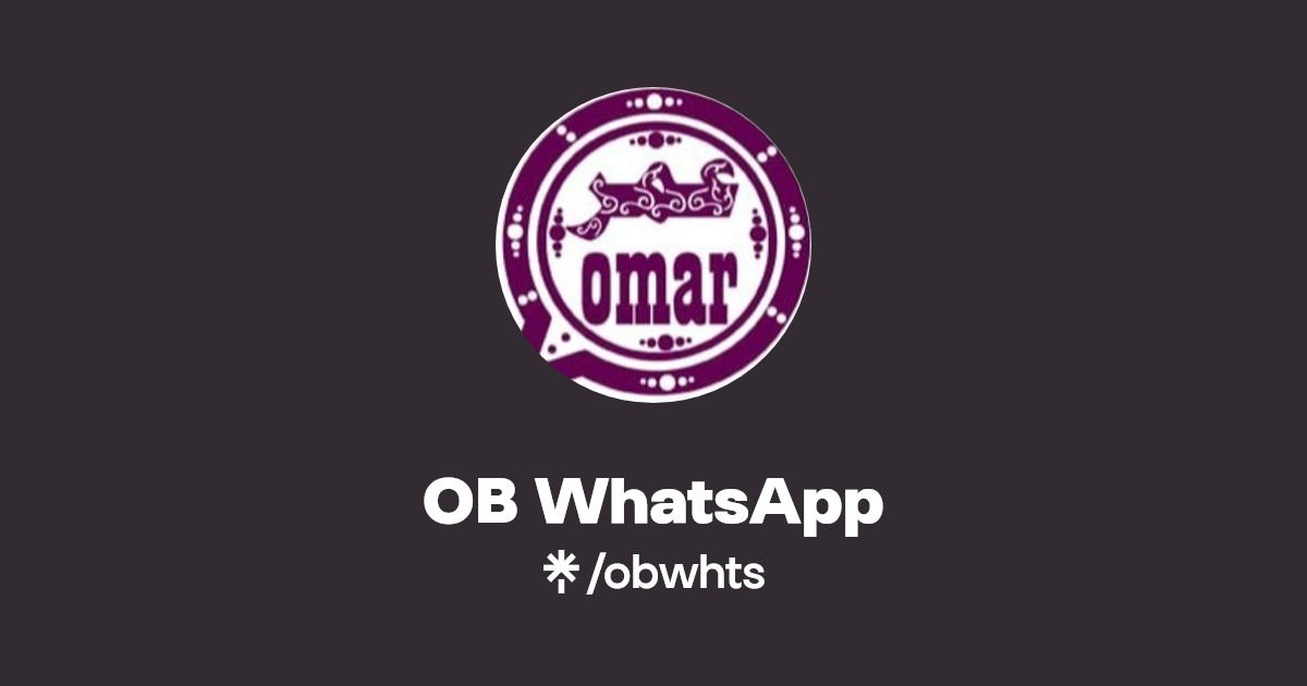 OB WhatsApp | Twitter, Instagram | Linktree