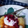 Ugnsbakad pannkaka // oven baked pancake with cottage cheese