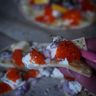 Löjromspizza // Gluten-free pizza with roe
