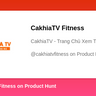 CakhiaTV Fitness' profile on Product Hunt | Product Hunt