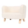 Teddy rib huisdierenfauteuil wit   | Action Webshop NL