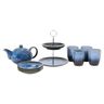 Theeservies - Blauw 10-delig   | Action Webshop NL
