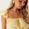 BUBBLEROOM Broderie Anglaise Frill Singlet - Bubbleroom