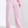 Jeansy wide leg high waist Kolor różowy - SINSAY - 785DB-30J