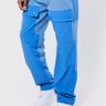 Elastic Lightweight Stretch Colour Block Trouser | boohooMAN UK