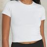 crop top biały - SINSAY - 016CH-00X