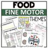 Occupational Therapy Fine Motor Food Theme No Prep Worksheets | TPT