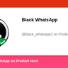 Black WhatsApp