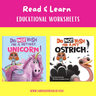 FREE Read & Learn Worksheets for Teachers/Parents/Educators