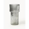 Glas-Vase Lija mit geriffelter Oberfläche | Westwing